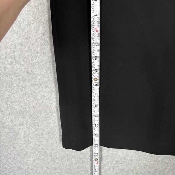 Anne Klein Skirt Small Black Mini Pencil Slit Career Secretary Work Witchy READ - Picture 5 of 11
